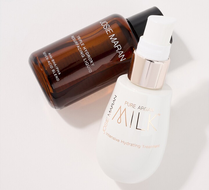 Josie Maran Argan Milk Anti-Aging Serum & Tripl e Hydroxy Duo