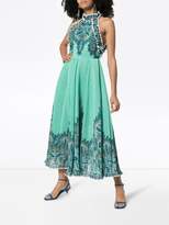 Thumbnail for your product : Zimmermann high-neck sleeveless corduroy midi dress