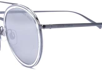 Giorgio Armani aviator round sunglasses