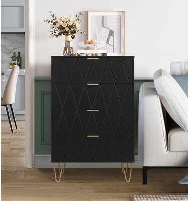 Willa Arlo Interiors Marable 4 Drawer 23.6\