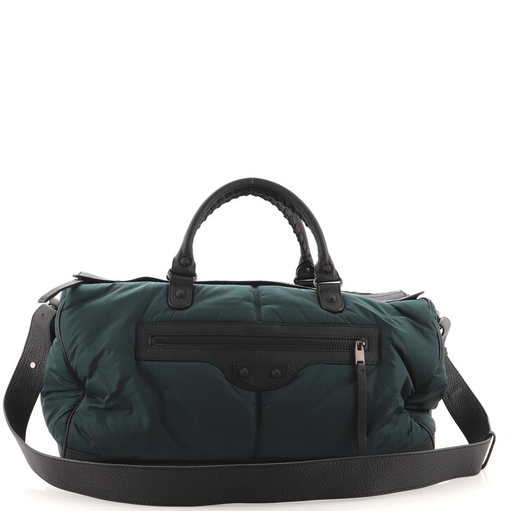 Balenciaga Squash Duffle Bag Nylon with Leather Small - ShopStyle