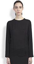 Thumbnail for your product : Ann Demeulemeester Jersey Seamed Top