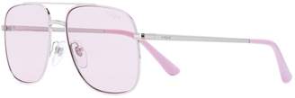 Vogue pink and silver aviators