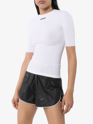 Off-White Seamless Short Sleeve Top