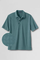 Thumbnail for your product : Lands' End Men's Short Sleeve Supima Textured Polo Shirt