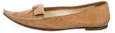 Thumbnail for your product : Tod's Suede Pointed-Toe Flats