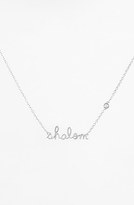 Thumbnail for your product : Sydney Evan SHY by 'Shalom' Necklace