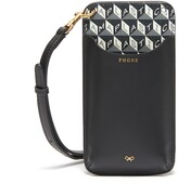 Thumbnail for your product : Anya Hindmarch 'I Am A Plastic Bag' Anagram Print Eco Leather Phone Pouch