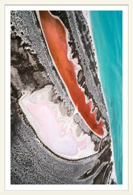 Zoe Bios Creative 'Pink Lakes' by Trunk Archive - Picture Frame Photograph