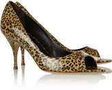 Thumbnail for your product : Brian Atwood Carla leopard-print patent-leather pumps
