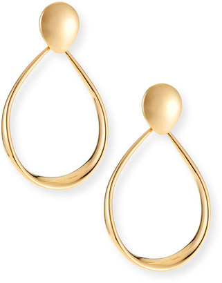 Alberto Milani Millennia 18k Gold Electroform Oval Earrings