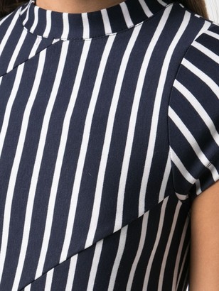 Monse twisted striped T-shirt