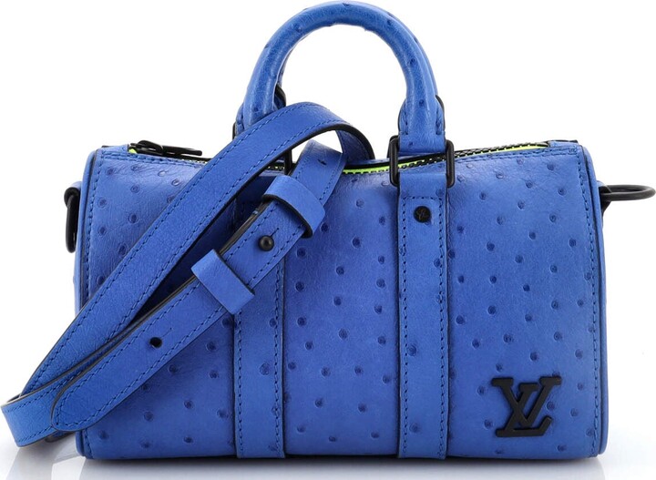 Louis Vuitton Blue Watercolor Monogram XS Keepall Bandouliere