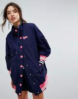 Thumbnail for your product : Love Moschino Sporty Oversized Bomber Jacket