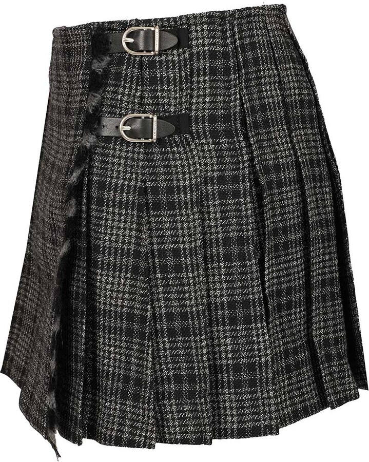 Durazzi Milano Wool Kilt Skirt Skirts Multicolor