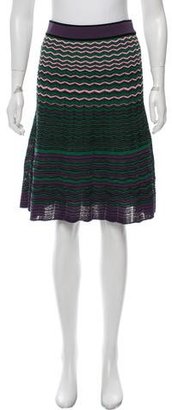 M Missoni Knit Knee-Length Skirt