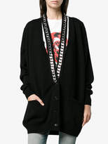 Thumbnail for your product : Givenchy Thick chain knitted cardigan