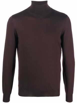 Lardini Fine-Knit Turtleneck Sweater