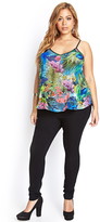 Thumbnail for your product : Forever 21 FOREVER 21+ Tropical Pattern Cami