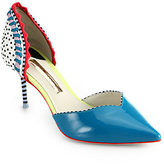 Thumbnail for your product : Webster Sophia Suna Patent Leather Mixed Media D'Orsay Pumps
