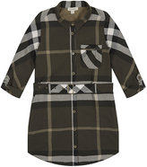 Thumbnail for your product : Burberry Woven Check Shirt Dress
