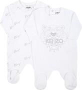 Thumbnail for your product : Kenzo Kids White Set For Baby Kids
