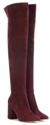 Gianvito Rossi Rolling 85 suede over-the-knee boots