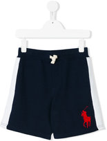 Thumbnail for your product : Ralph Lauren Kids logo embroidered sweat shorts