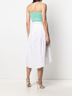 Alexandre Vauthier High-Rise Asymmetric Midi Skirt