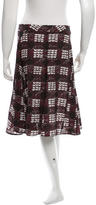 Thumbnail for your product : Marni Printed Knee-Length Skirt