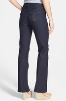 Thumbnail for your product : NYDJ 'Barbara' Embellished Pocket Stretch Bootcut Jeans (Dark Enzyme) (Petite)