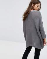 Thumbnail for your product : Noisy May Deep V-Neck Oversize Jumper