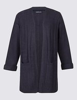 Thumbnail for your product : M&S Collection PLUS Longline 2 Pocket Cardigan
