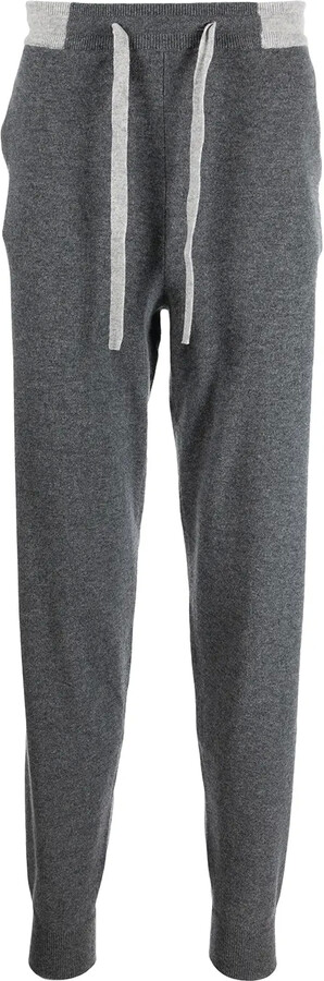 black knit pants with pockets