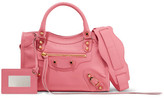 Thumbnail for your product : Balenciaga Classic City Mini Textured-leather Tote - Pink