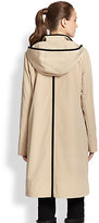 Thumbnail for your product : Jane Post Contrast-Trim Raincoat