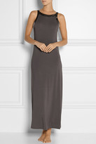 Thumbnail for your product : La Perla Pizzo lace-paneled stretch modal-blend nightdress