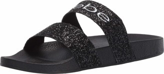 bebe women's slide sandals