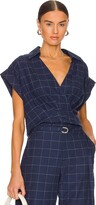 Thumbnail for your product : Marissa Webb Rowe Lightweight Flannel Drop Shoulder Top