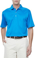 Thumbnail for your product : Peter Millar Lisle-Knit Cotton Polo, Hurricane