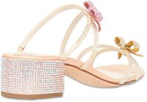 Thumbnail for your product : Rene Caovilla 40mm Embellished Satin Mules