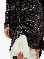 Thumbnail for your product : Preen by Thornton Bregazzi Karin Cowl-neck Sequinned Dress - Black