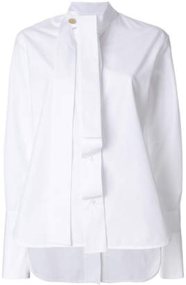 Eudon Choi front and back placket detailed shirt