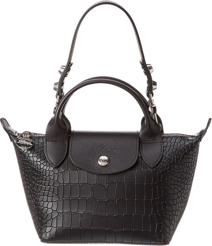 Longchamp Leather Shoulder Bag ShopStyle