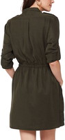 Thumbnail for your product : Velvet Heart Lupe Long Sleeve Roll Tab Dress