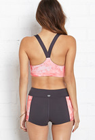 Thumbnail for your product : Forever 21 SPORT Medium Impact- Tie-Dye Sports Bra