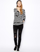 Thumbnail for your product : J.D.Y Stripe Tunic Top