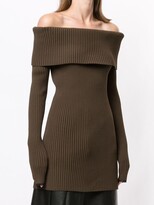Thumbnail for your product : Proenza Schouler Off-Shoulder Ribbed Top