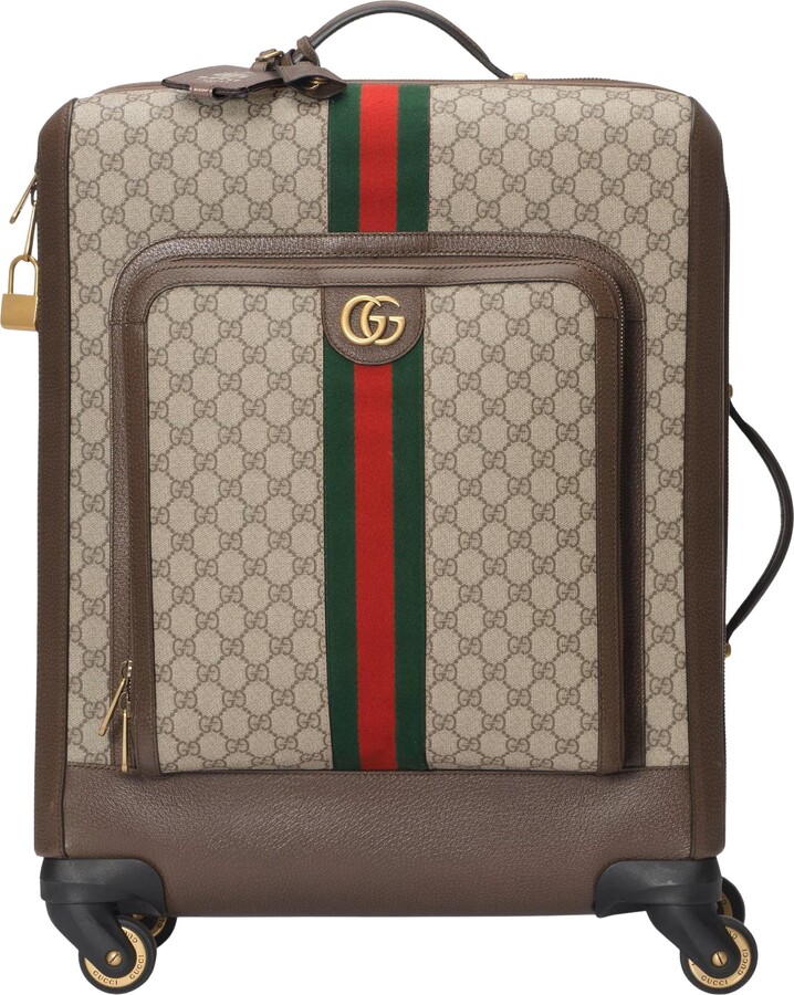 Gucci $3550 New Savoy Medium Cabin Plus Trolley Suitcase