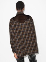 Thumbnail for your product : Our Legacy Lend sheer-panel checked shirt